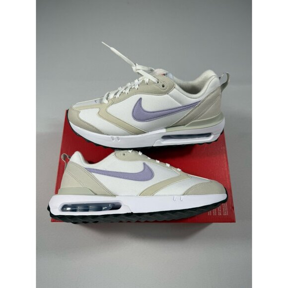 New Women’s Size 9.5 - Nike Air Max Dawn Light Bone Purple Dawn DC4068 100 - Picture 3 of 10